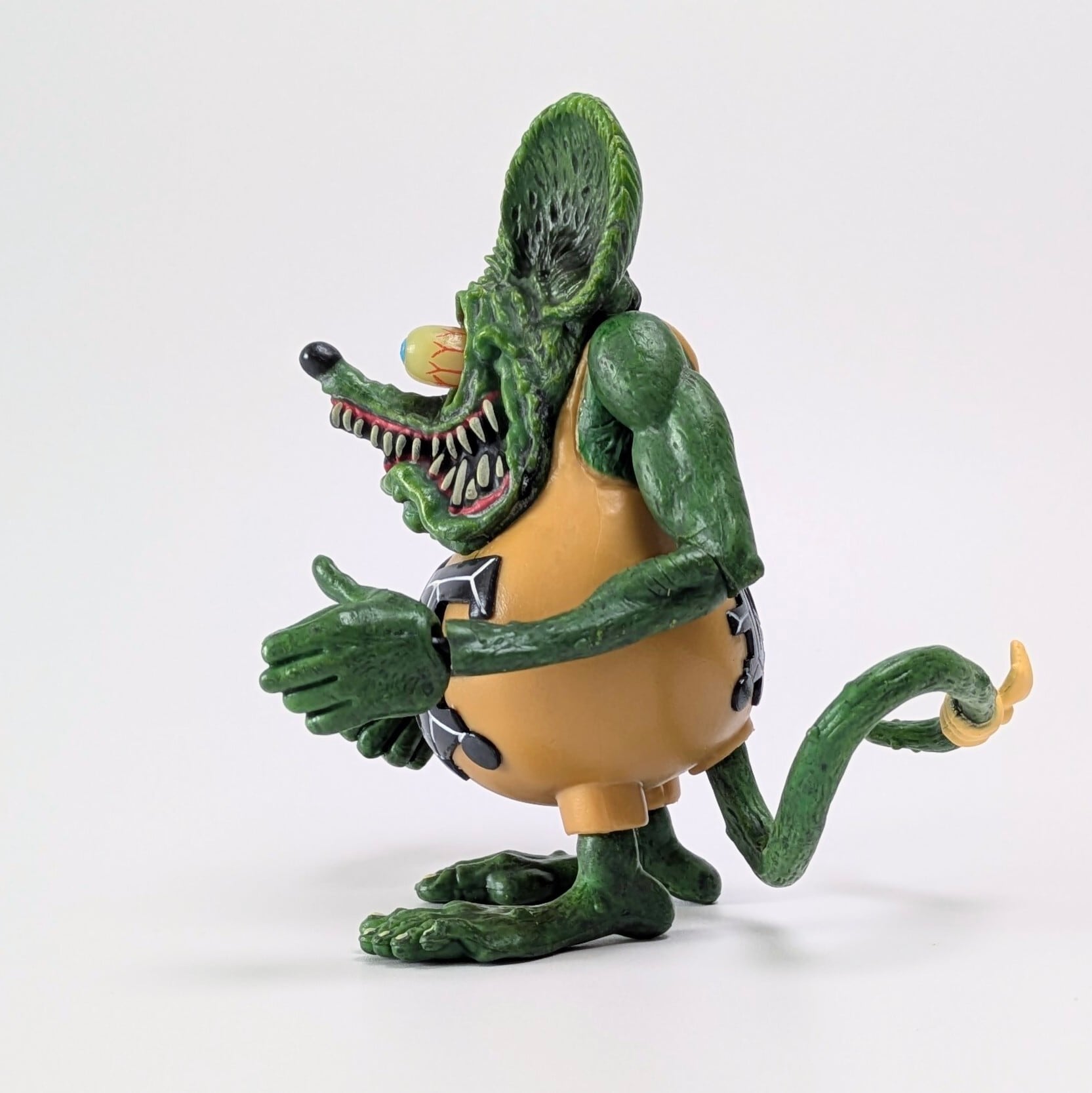 ♧ ⚡️SPECIAL LIMITED⚡️【 Rat Fink ラットフィンク 】 PVCアクションフィギュア / 可動フィギュア / MUSTARD 〚アメリカン雑貨 アメトイ〛