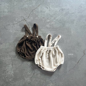 baby nunuワッフルサスペンダーブルマ