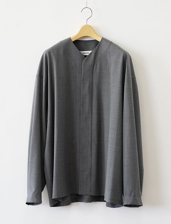 DIGAWEL : BASEBALL SHIRT / GRAY | aulico
