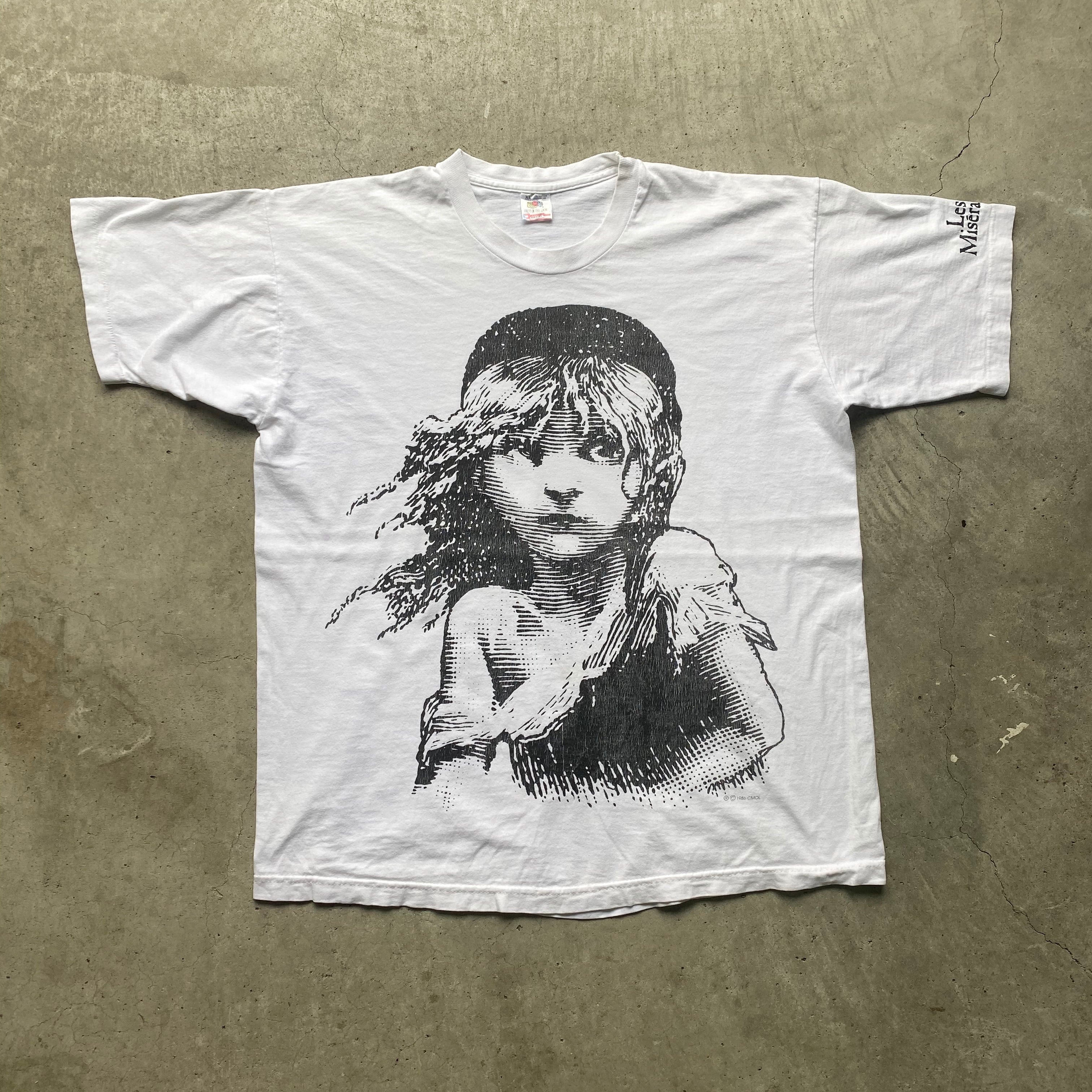 90年代 Les Miserables レ・ミゼラブル プリントTシャツ ...