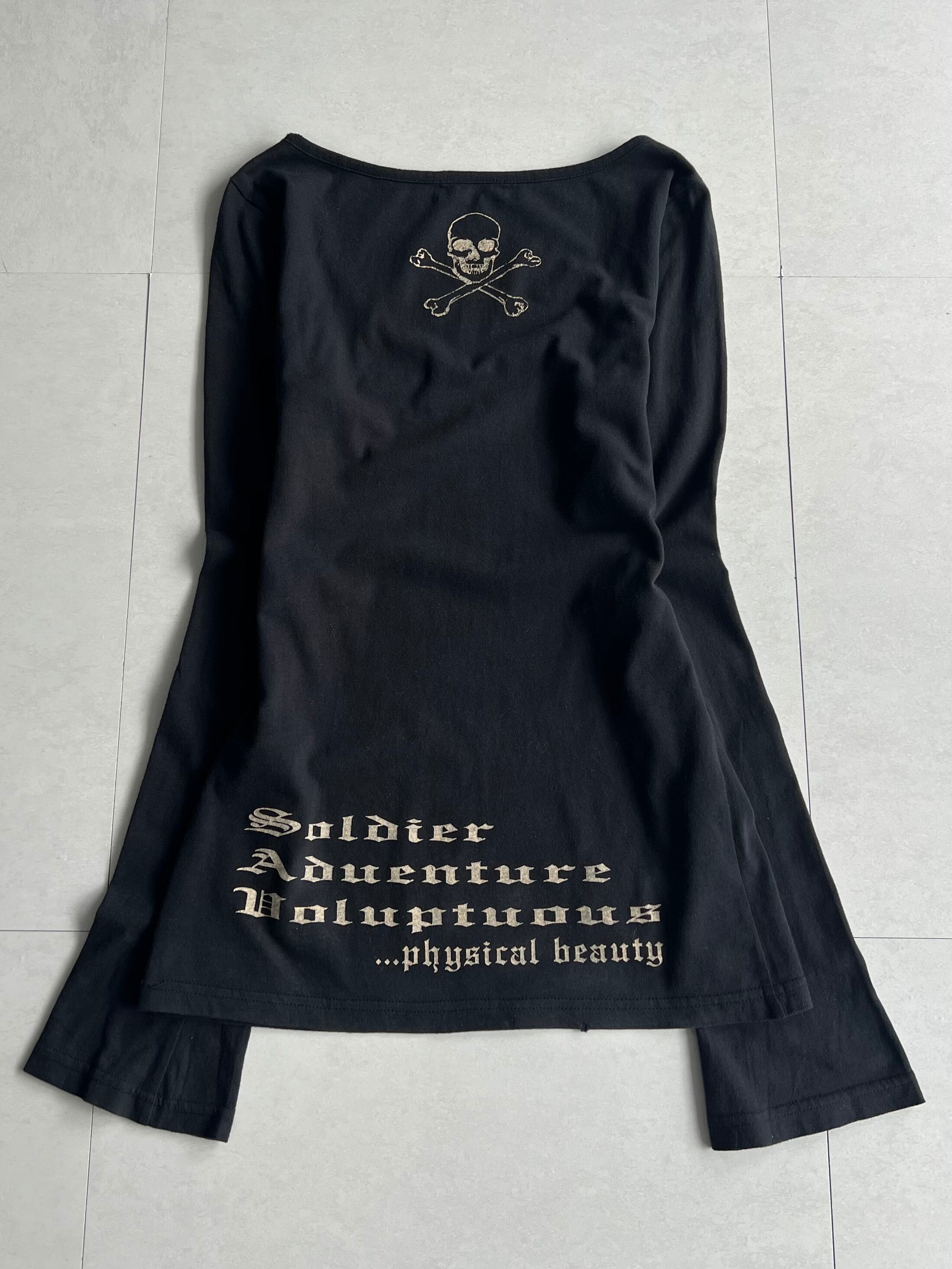 "unknown" Lettered Skull Long Sleeve