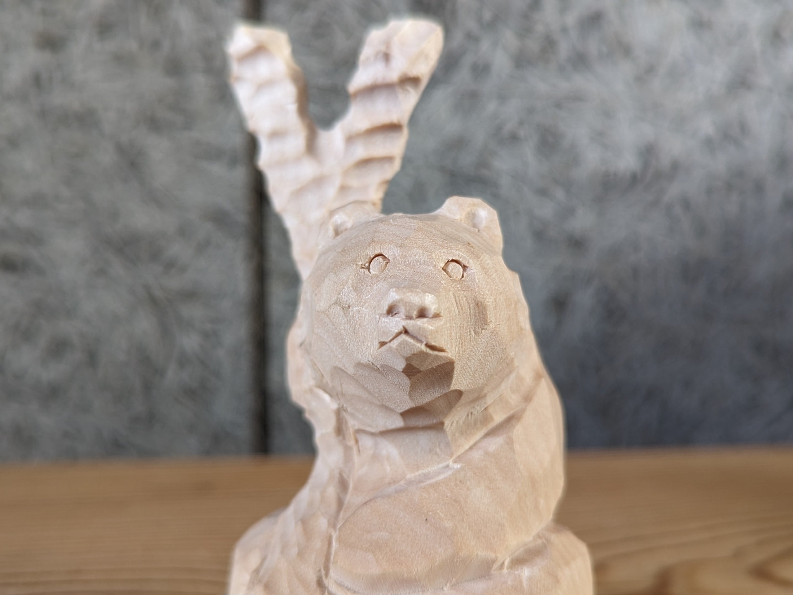 川口直人 木登り熊 #1 | 木彫りの熊 | inoya | Basic Life Store