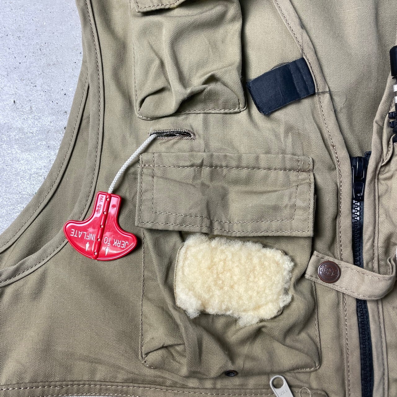 90年代 USA製 STEARNS フライフィッシングベスト ライフベスト メンズL 