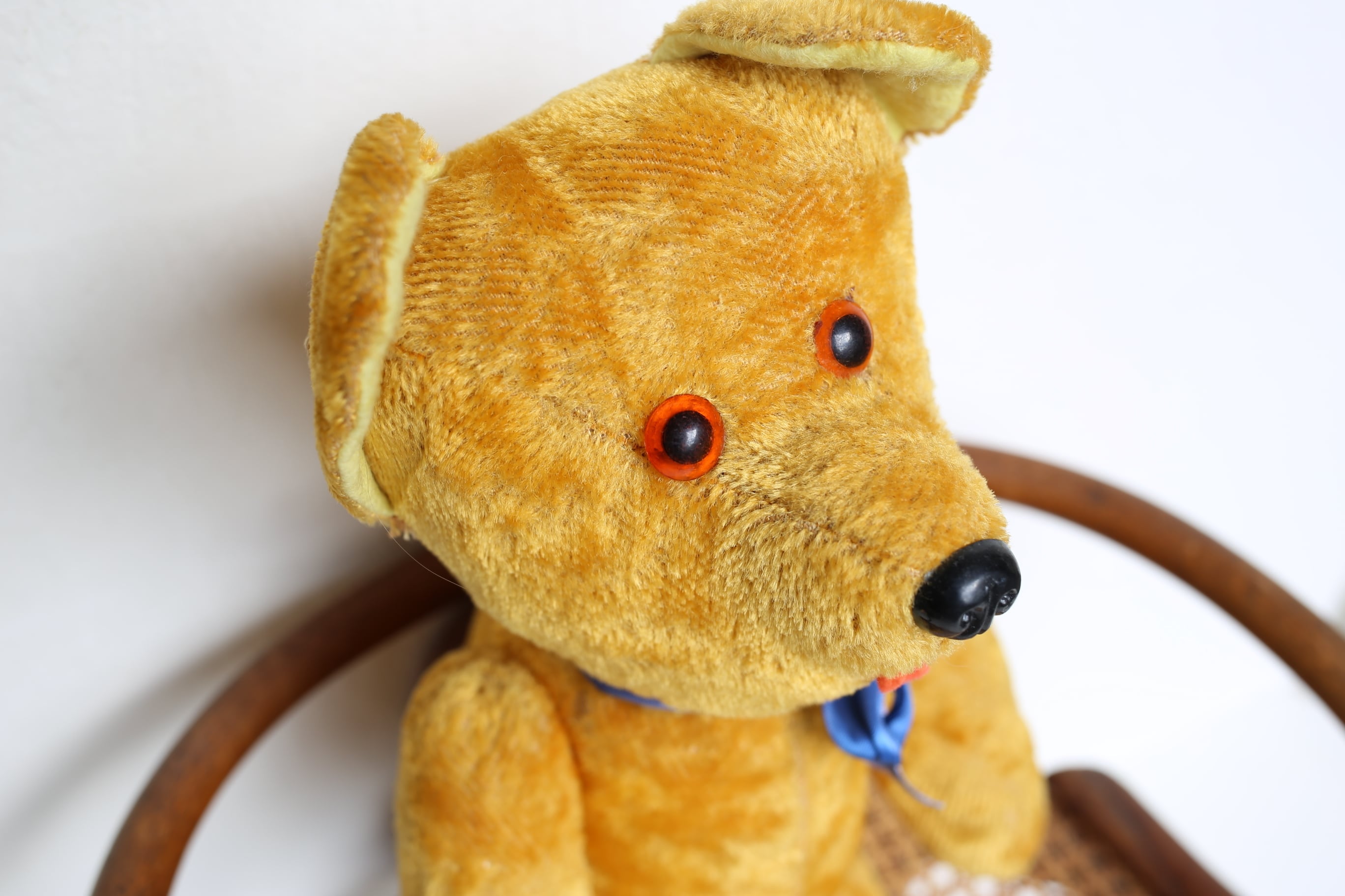 フランス アンティーク ヴィンテージ テディベア キツネ風のスマートな