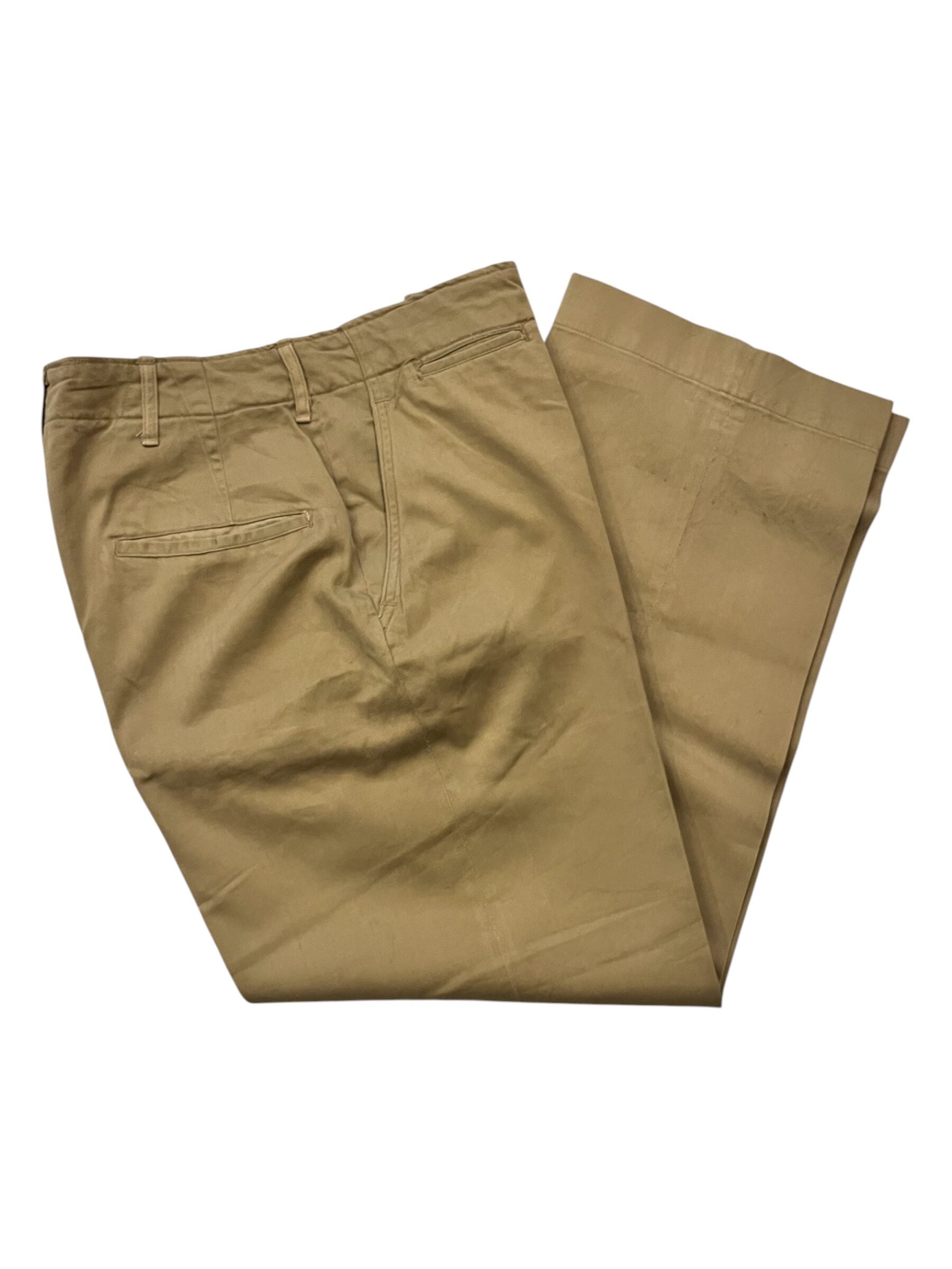 50s Fleck Rayon Gabardine Slacks Navy 50年代 絣レーヨンギャバ