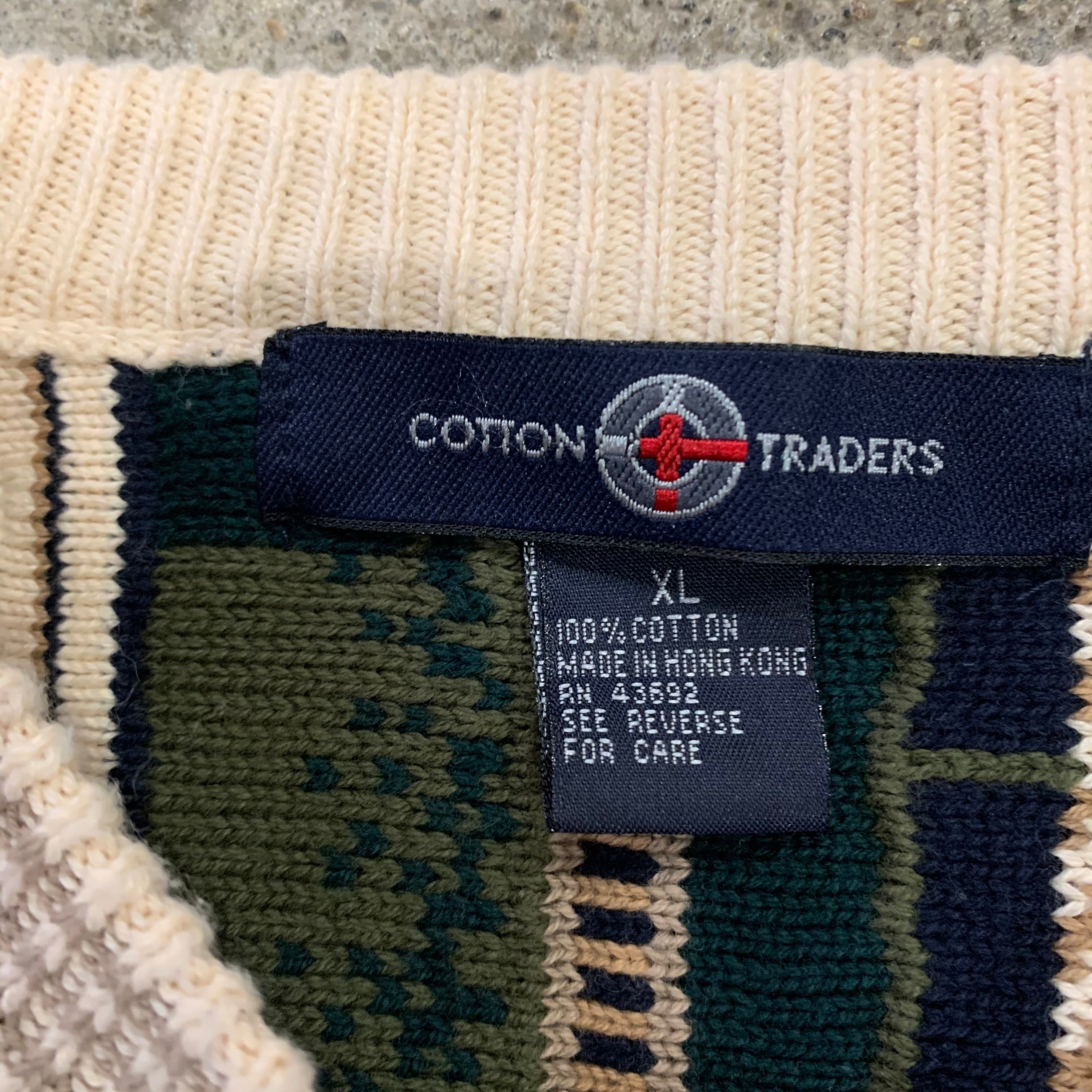 old COTTON TRADERS 3D knit | What