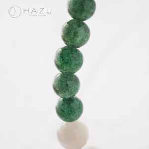 SALE☆静かな森の輝き［グリーンムーンストーン／ムーンストーン／グリーンストロベリークォーツ／アイリスクォーツ／水晶］