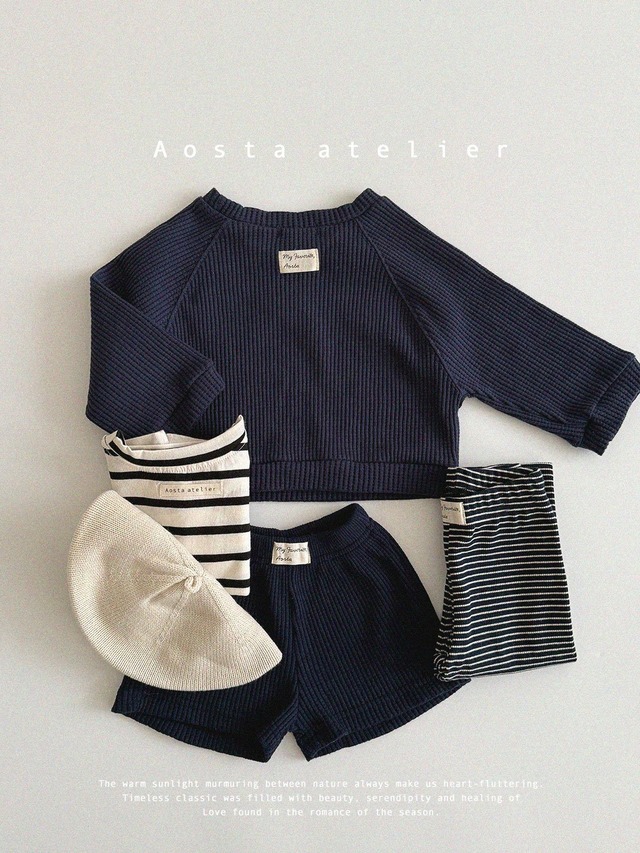 [即納L/XL]≪Aosta≫spring MTM navy