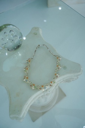 colorful stone choker