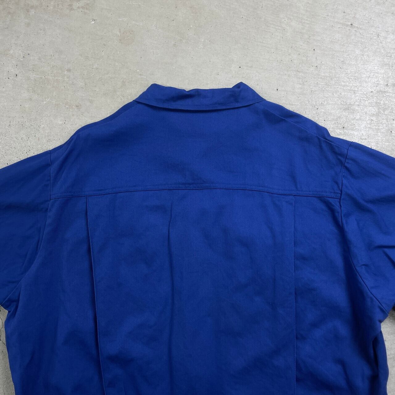 【ヴィンテージ美品】ユーロワークジャケット/インクブルー UNKNOWN ユーロワークジャケット コットンツイル メンズXL相当 古着