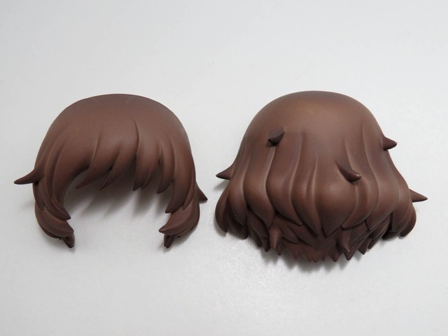 再入荷（Ａ−ランク）【412】 秋山優花里 髪パーツ セミロング　ねんどろいど
