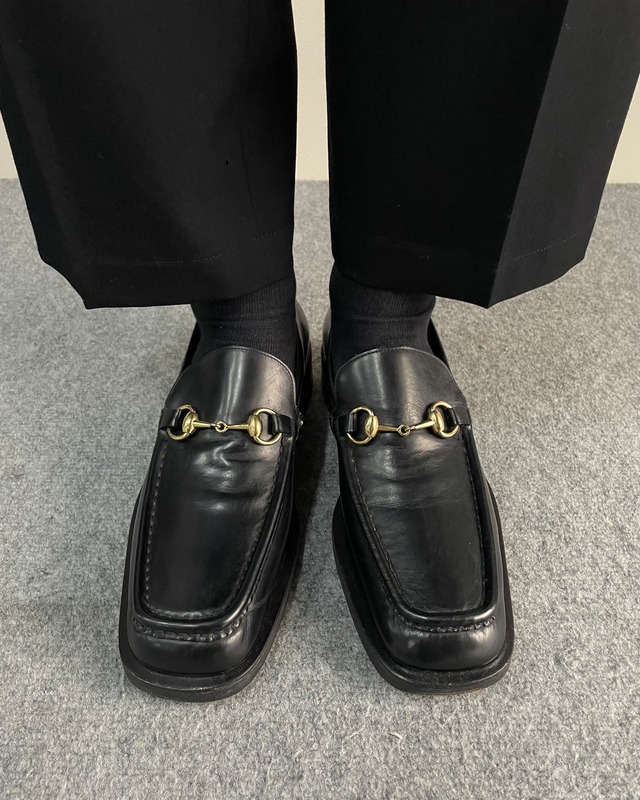 【GUCCI】Horsebit square loafer