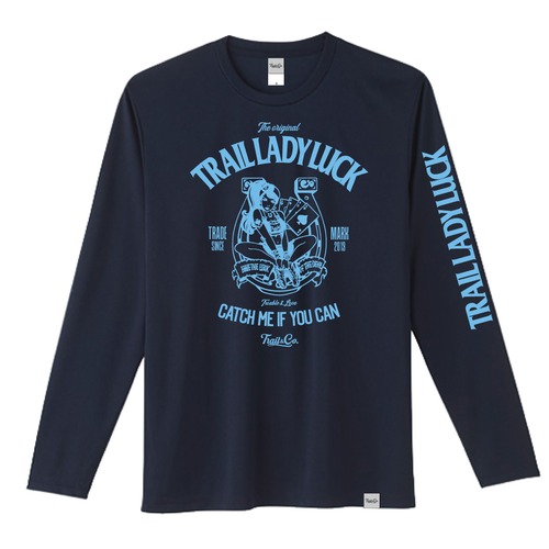 【在庫限りで販売終了】Dry Long Sleeve T-Shirt / TLL / Navy