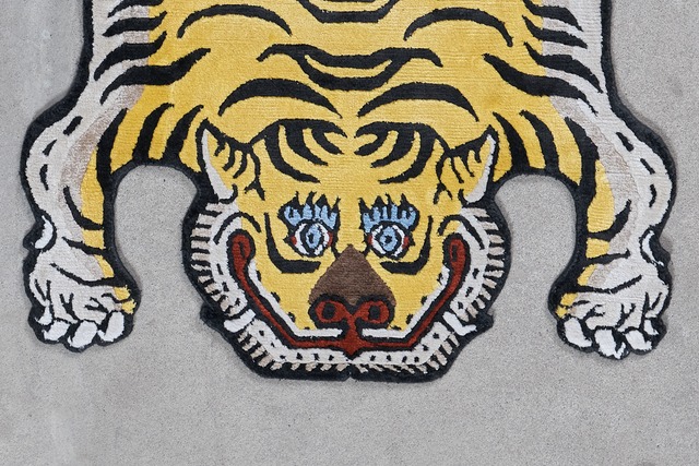 Tibetan Tiger Rug 《Sサイズ•シルク465》チベタンタイガーラグ