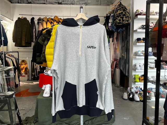 SAPEur SAILOR SWEAT HOODIE GREY XL 67220