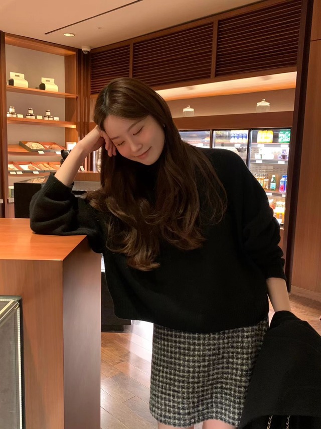 (予約) ounce / Cash raglan turtleneck knit 3color