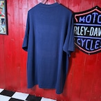 90s USA製 WOLF ヴィンテージTシャツ ネイビー ブタ