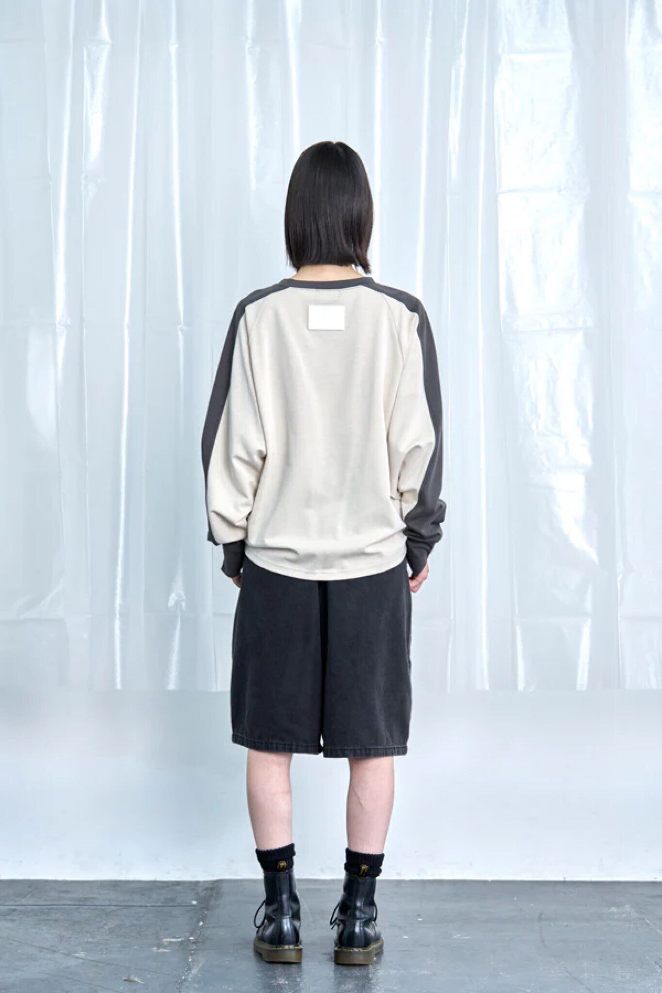 Nora Lily/Studs Denim Half Pants-/ Vintage Black | Connecter Tokyo