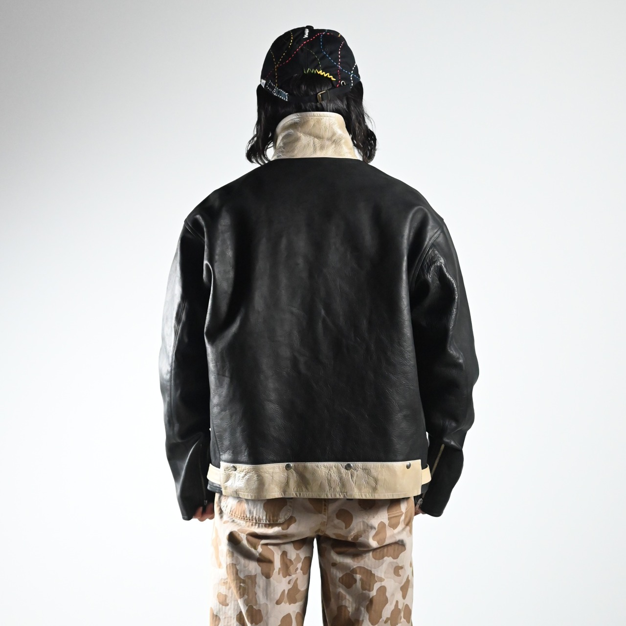 BOWWOW(バウワウ)DUCK HUNTER CAMO FIELD PANTS (裏側)コーディネート