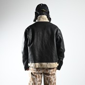 BOWWOW(バウワウ)DUCK HUNTER CAMO FIELD PANTS (裏側)コーディネート