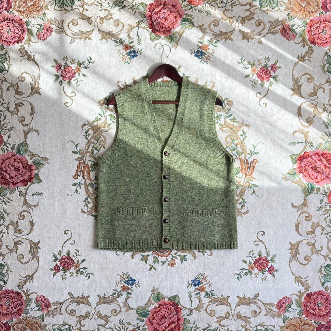vintage wool color vest