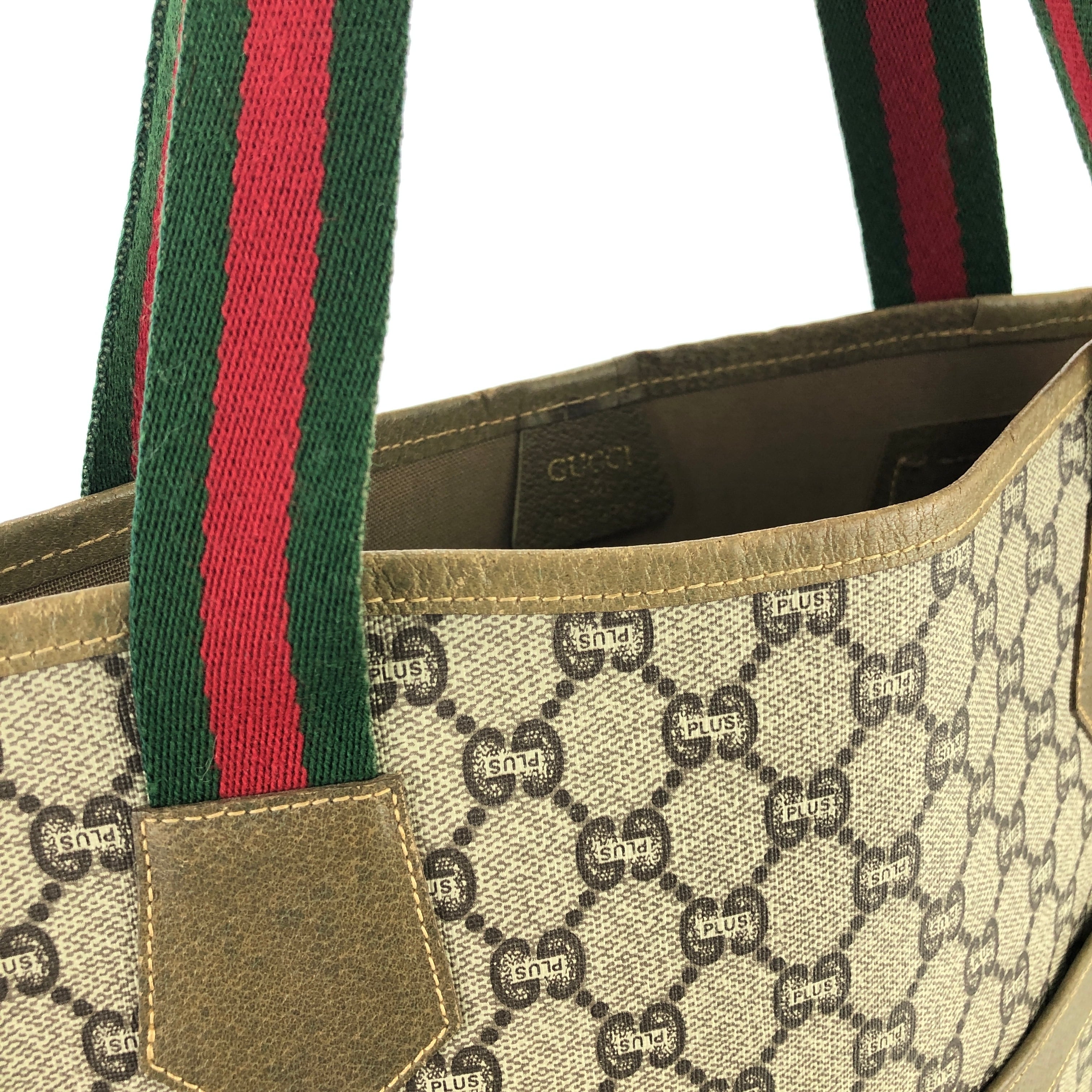 GUCCI グッチ シェリーライン GGプラス ハンドバッグ トートバッグ