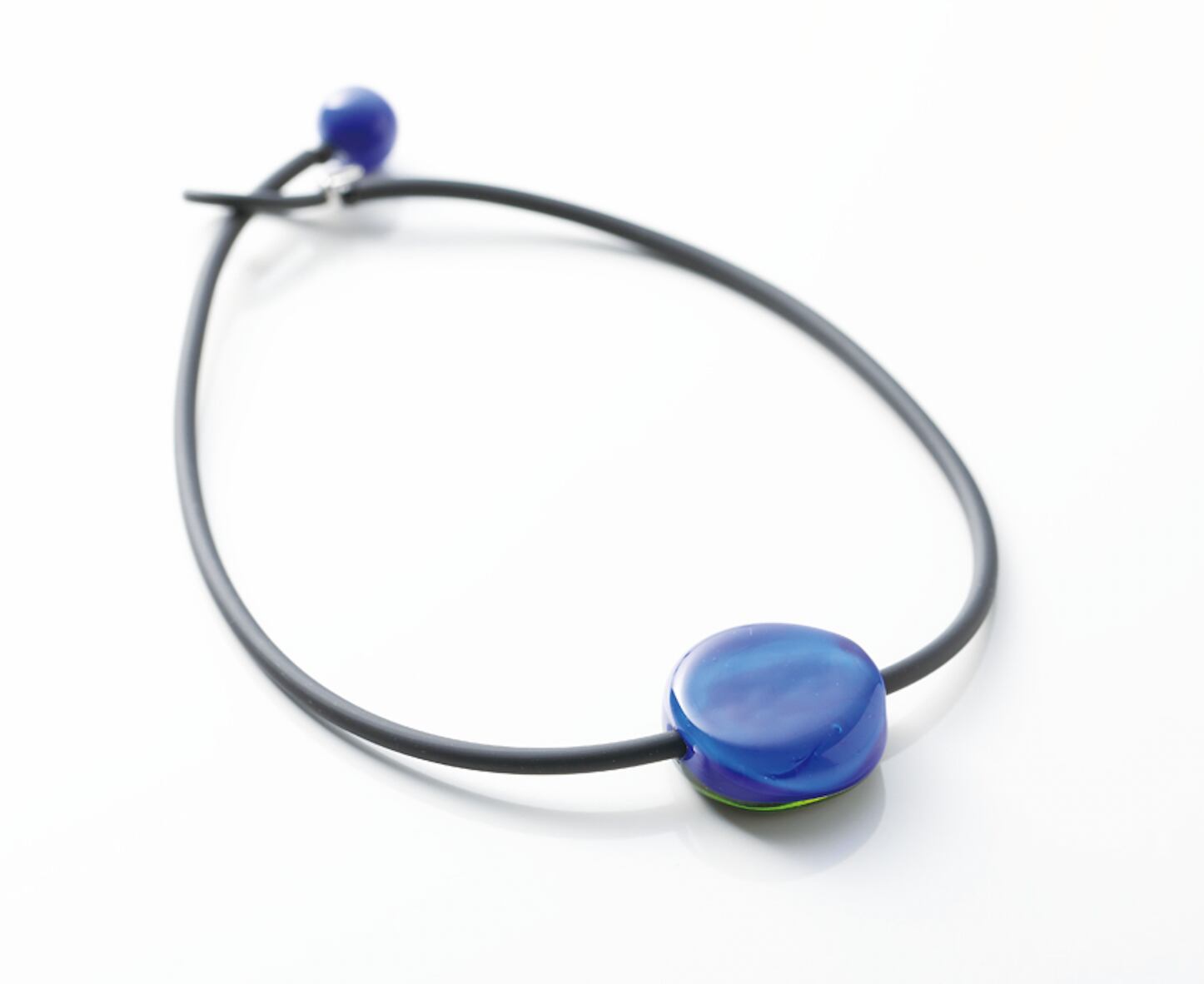 【BonBon (ボンボン)】 リバーシブル ネックレス (ブルー&グリーン)