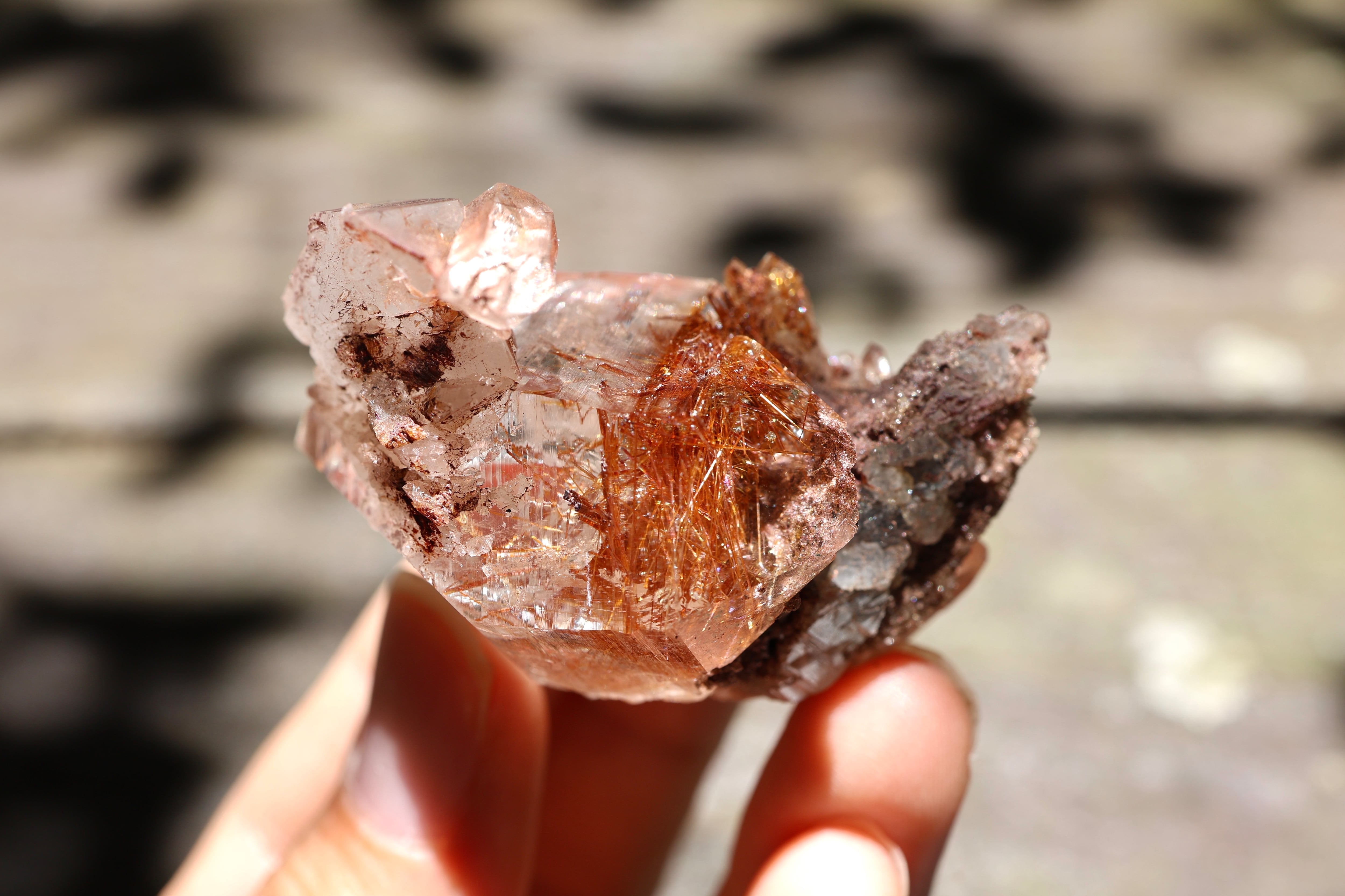 ヒマラヤ水晶 マニハール産 ルチル | 石垣島の夜光貝アクセサリーと
