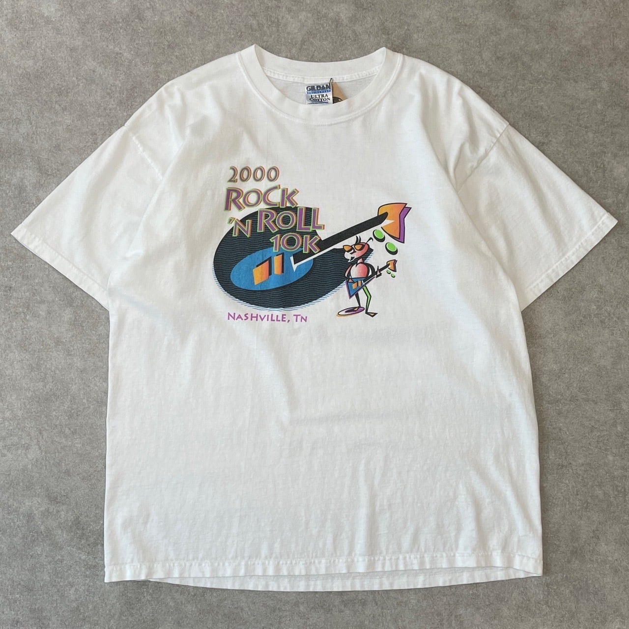 00s OLD STUSSY × 7STARS/Skull & Brush Tee/2006年/L/スカルプリントT