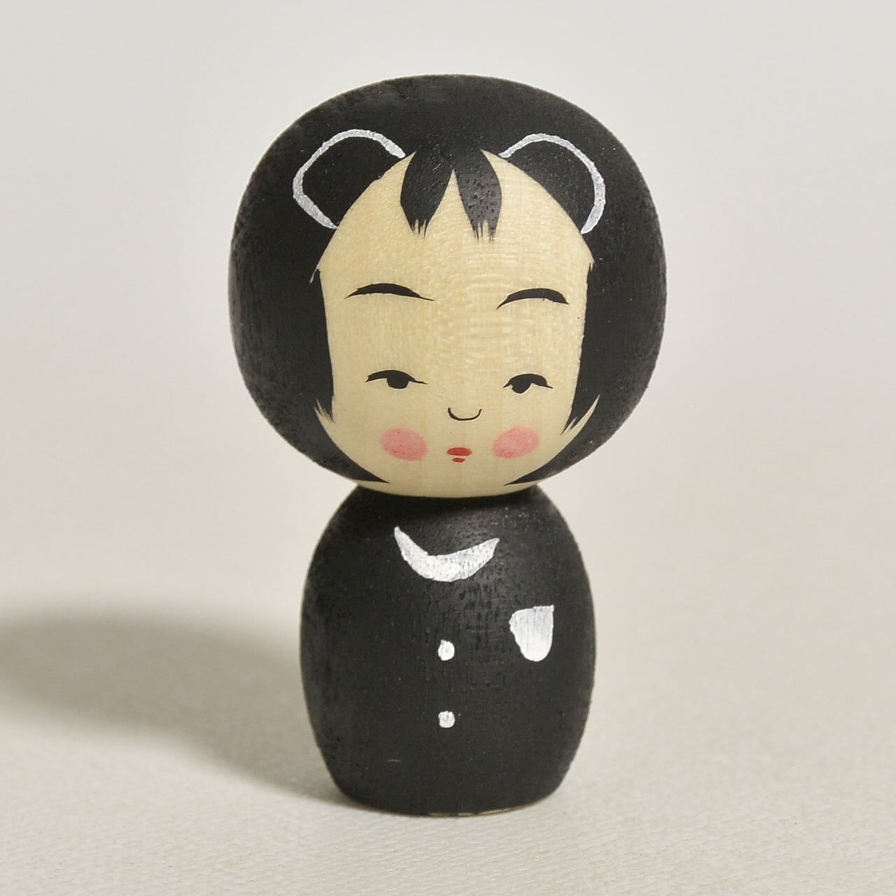 くまさんこけし 約1寸 約3.5cm 鈴木明 工人（作並系）#2407 | コケシア