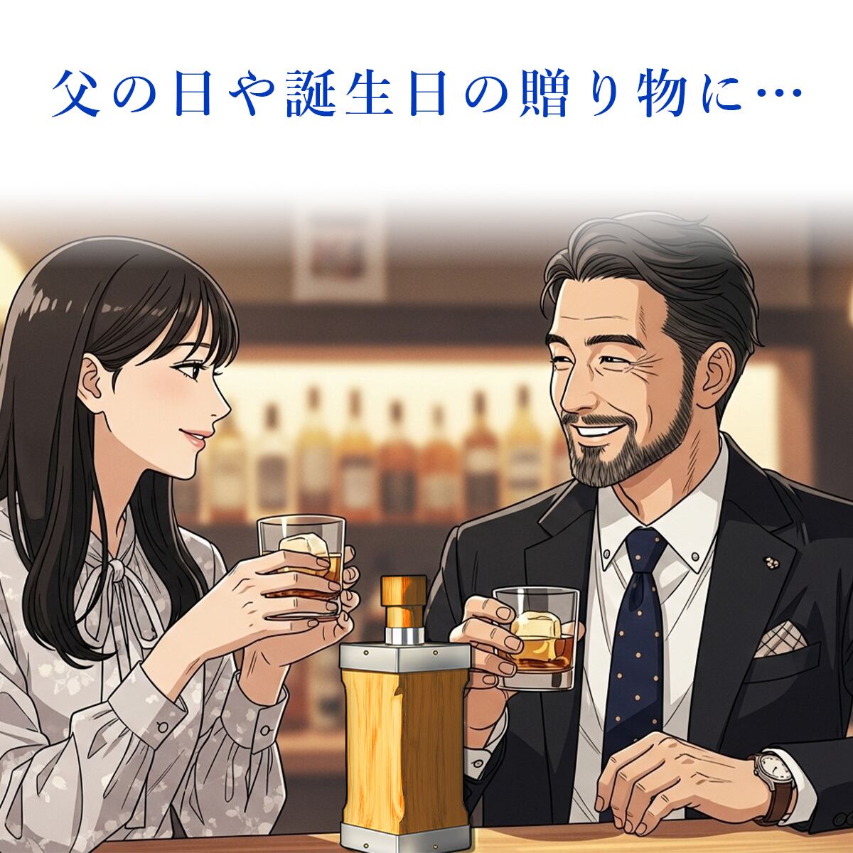 北海道ミズナラボトル 角型 | SHINGU SHOKO WOOD SHOP