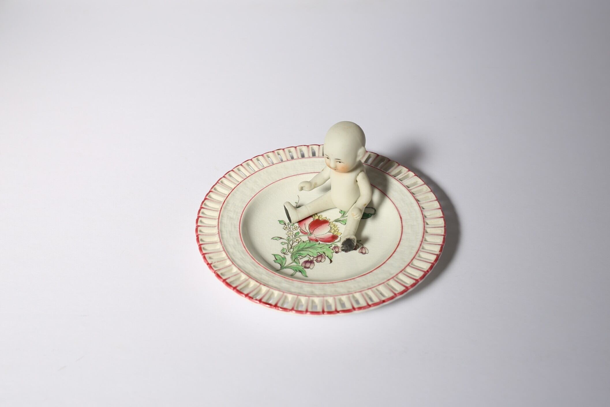 アンティーク　リュネビル　小さなパニエ皿 アンティーク リュネビル 小さなパニエ皿 【公式通販】