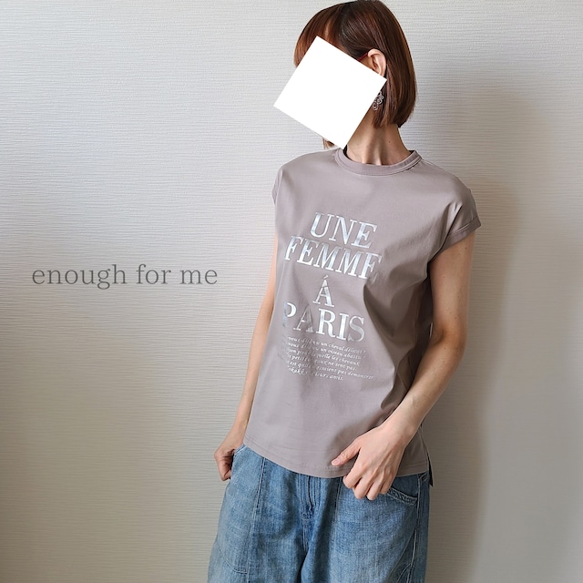 【enough for me】ロゴTシャツ(24113)