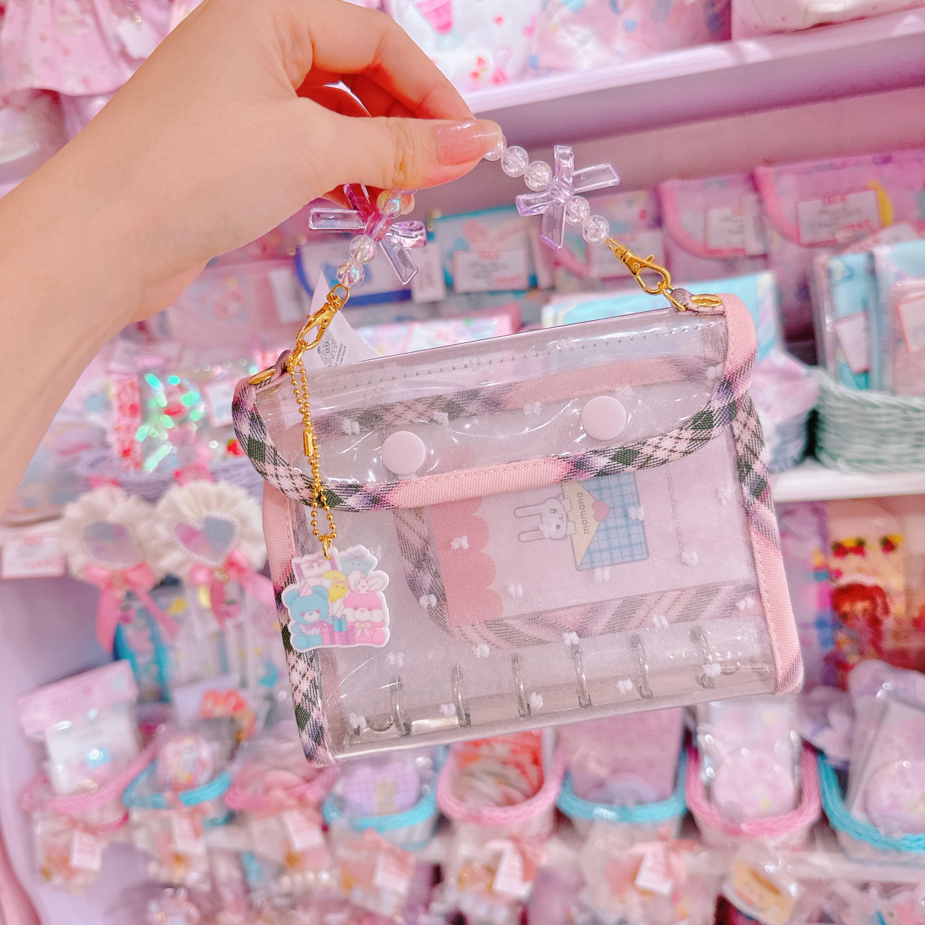 【N4】49-1バッグ風シール帳