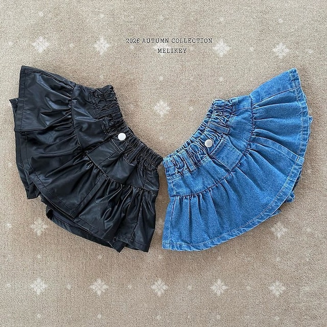 【取寄】melikey|idol frill shorts|アイドルフリルショートパンツ|XS-JM|kids&jr|26 autumn
