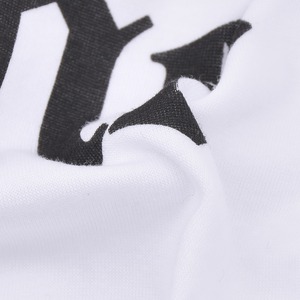【WE11DONE】BLACK GOTHIC LOGO SHORT-SLEEVED T-SHIRT