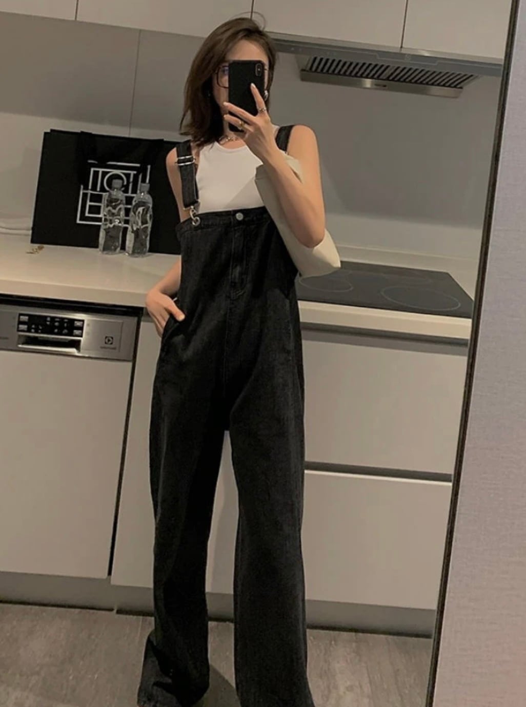 【4サイズ】デニムオーバーオール