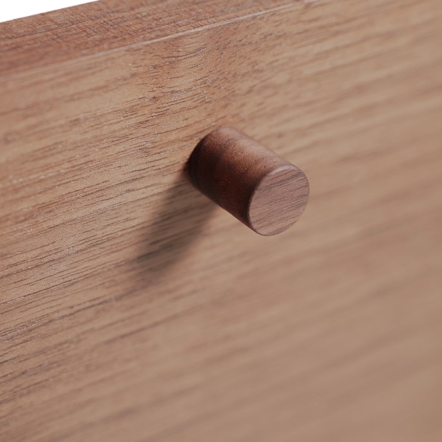 post knob つまみP /size:S　【木製つまみ】天然木 無垢ナラ材・ウォールナット材（引き出し・扉）取っ手 ノブ ハンドル 日本の職人造り