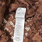 イタリア製◆ヌメロヴェントゥーノ N°21 総レース シャツ ワンピース サイズ40 /ブラウン系/レディース/グルッポタナカ代理
