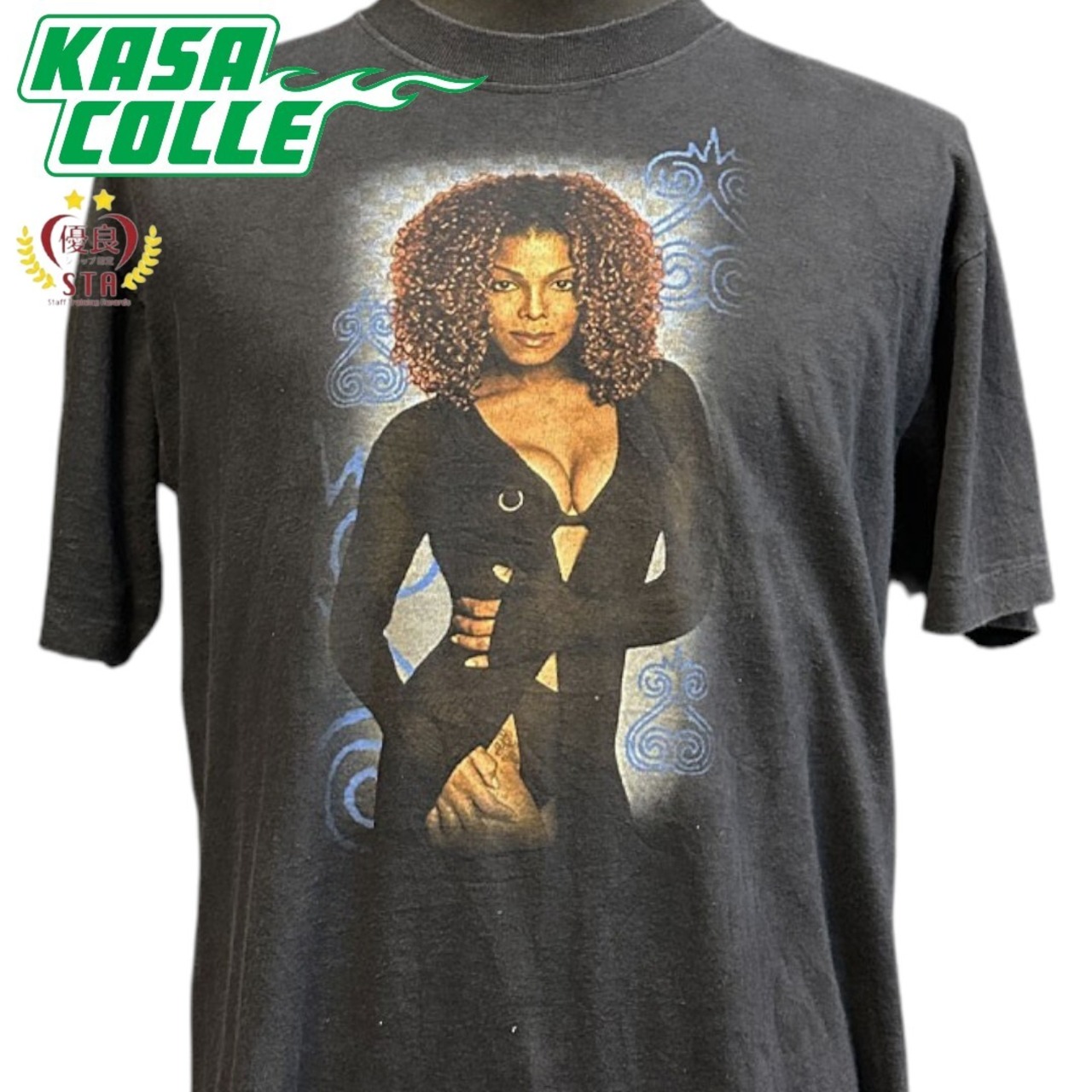 【JANET JACKSON】ジャネットジャクソン "THE VELVET ROPE WOALD TOUR 1998" Vintage  Tシャツ L