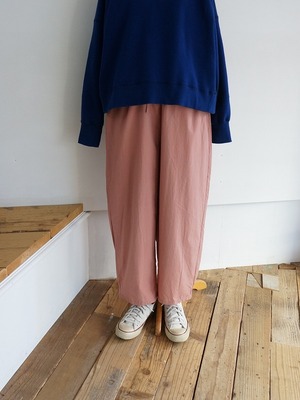 prit　コットンナイロン バギーパンツ