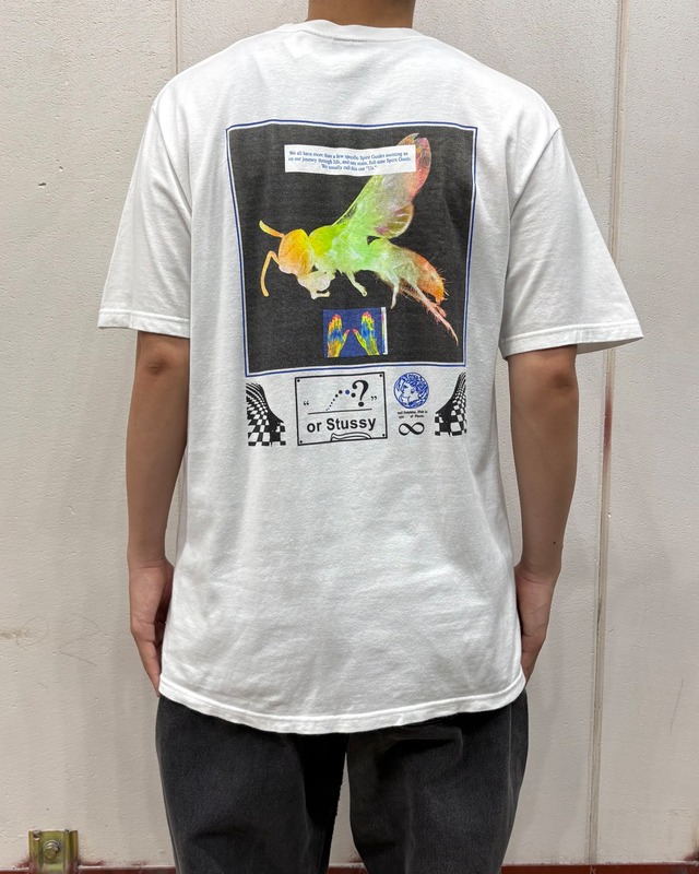 10’s stussy Design Tee “Spirit Guide” 【Roots店】