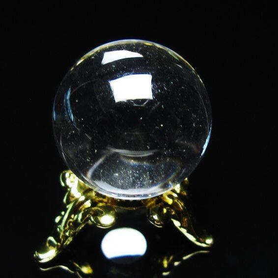 水晶 丸玉 21mm 一点物 141-7640