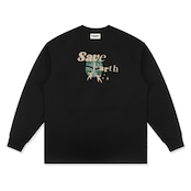 VINTAGE ストリート SAVE THE EARTH ロングTシャツ T391