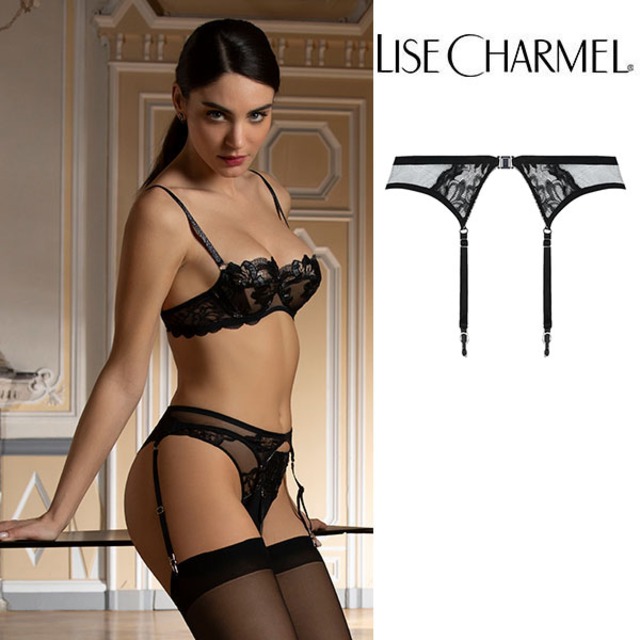 [M05na] ガーターベルト フロントホック 品番ACM4705 【LISE CHARMEL】【リズシャルメル】【インポートランジェリー】