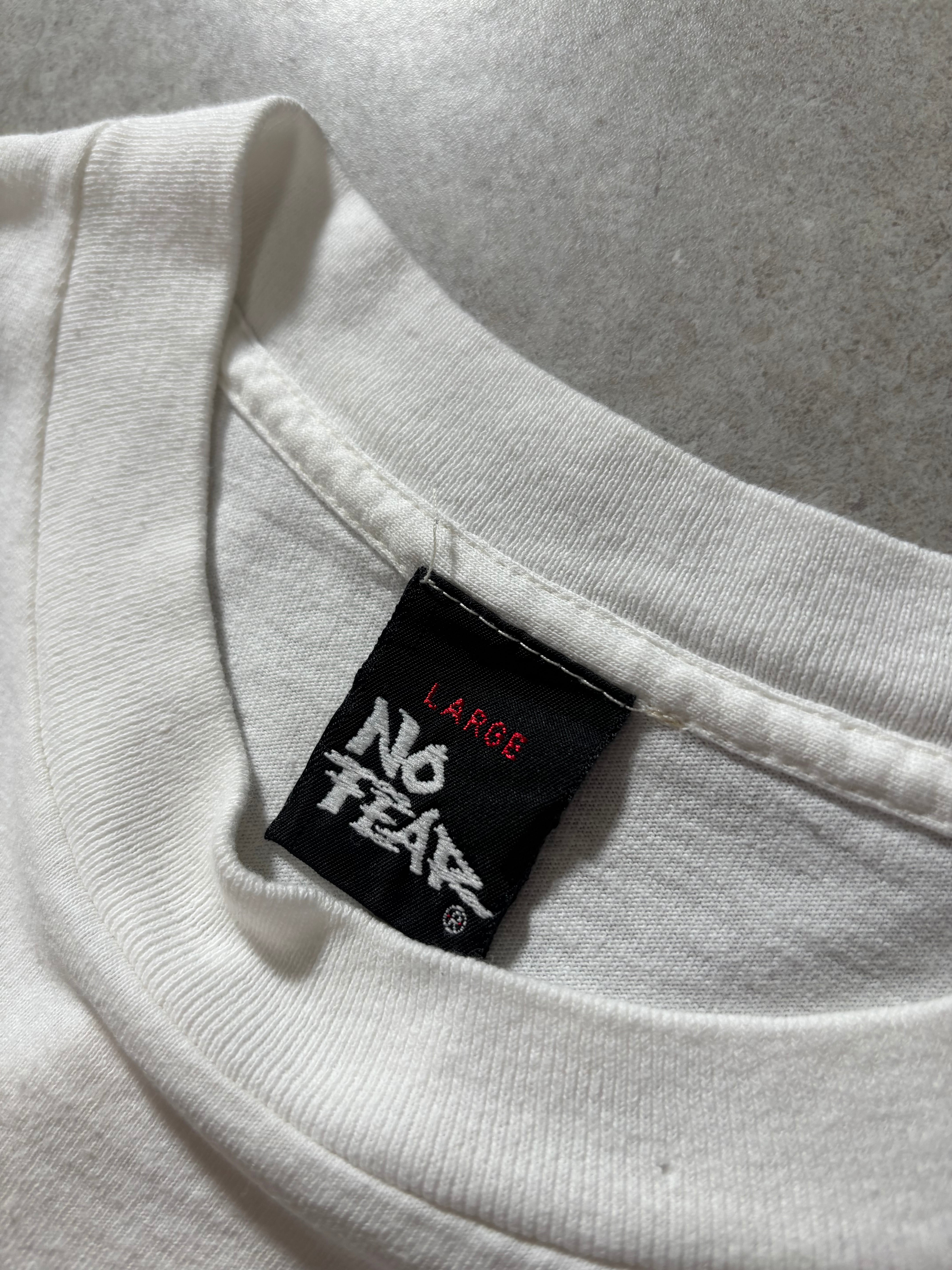 90s NO FEAR レタリング 長袖 Tシャツ フェード 横乗り レア 90s NO FEAR” made in usa print tee | 古着屋2000