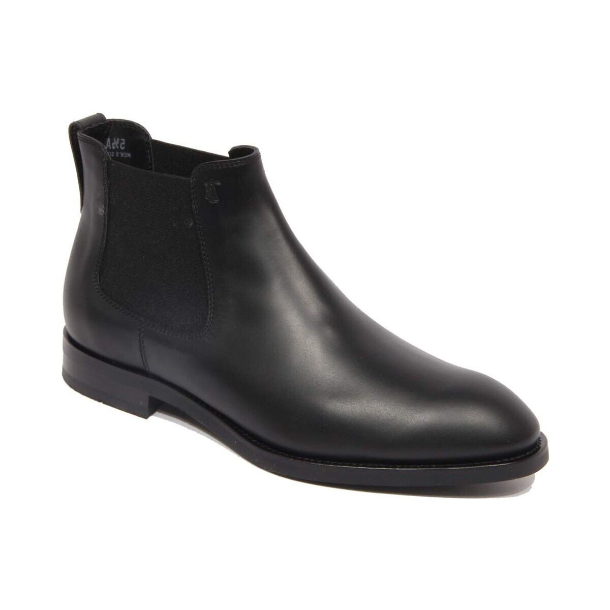 TOD'S トッズ メンズ サイドゴアブーツ レザー ブラック