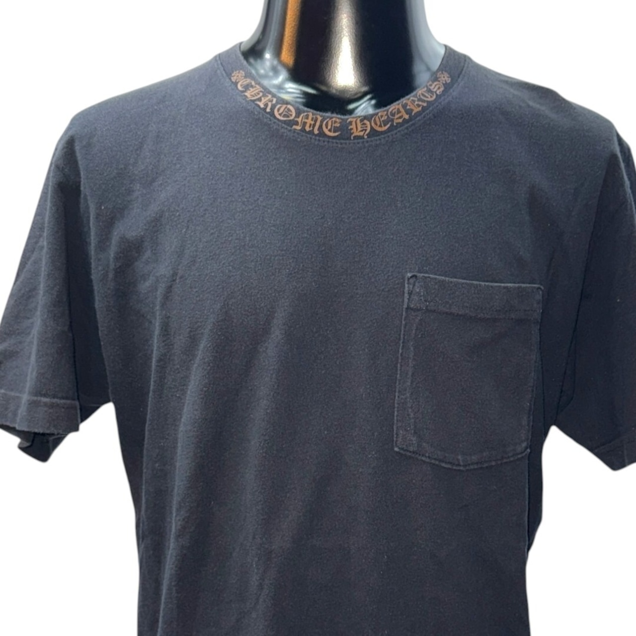 【CHROME HEARTS】クロムハーツ ネックロゴ Tシャツ