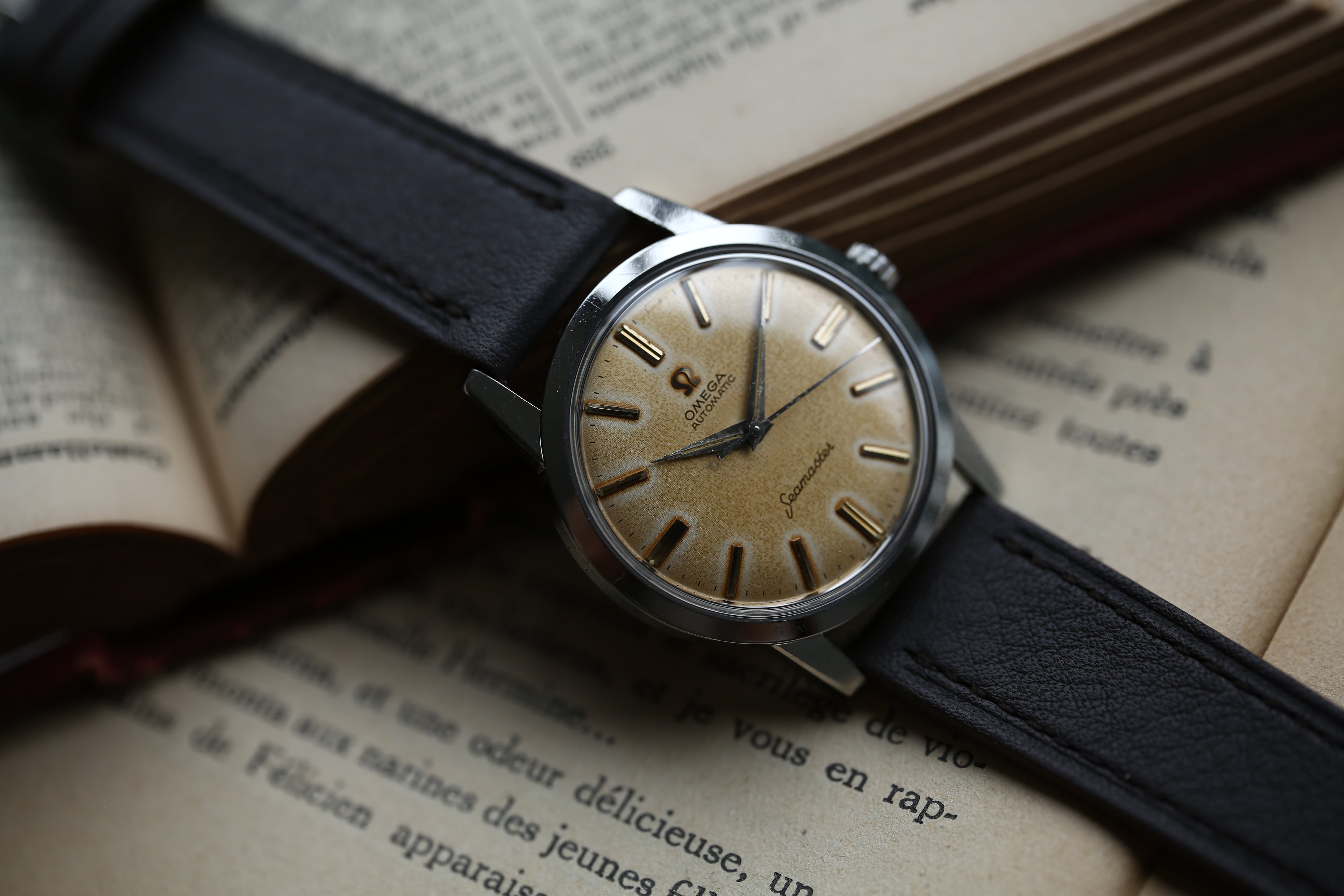 OMEGA】 1962年製 オメガ シーマスター ノンデイト 下がりS リネン