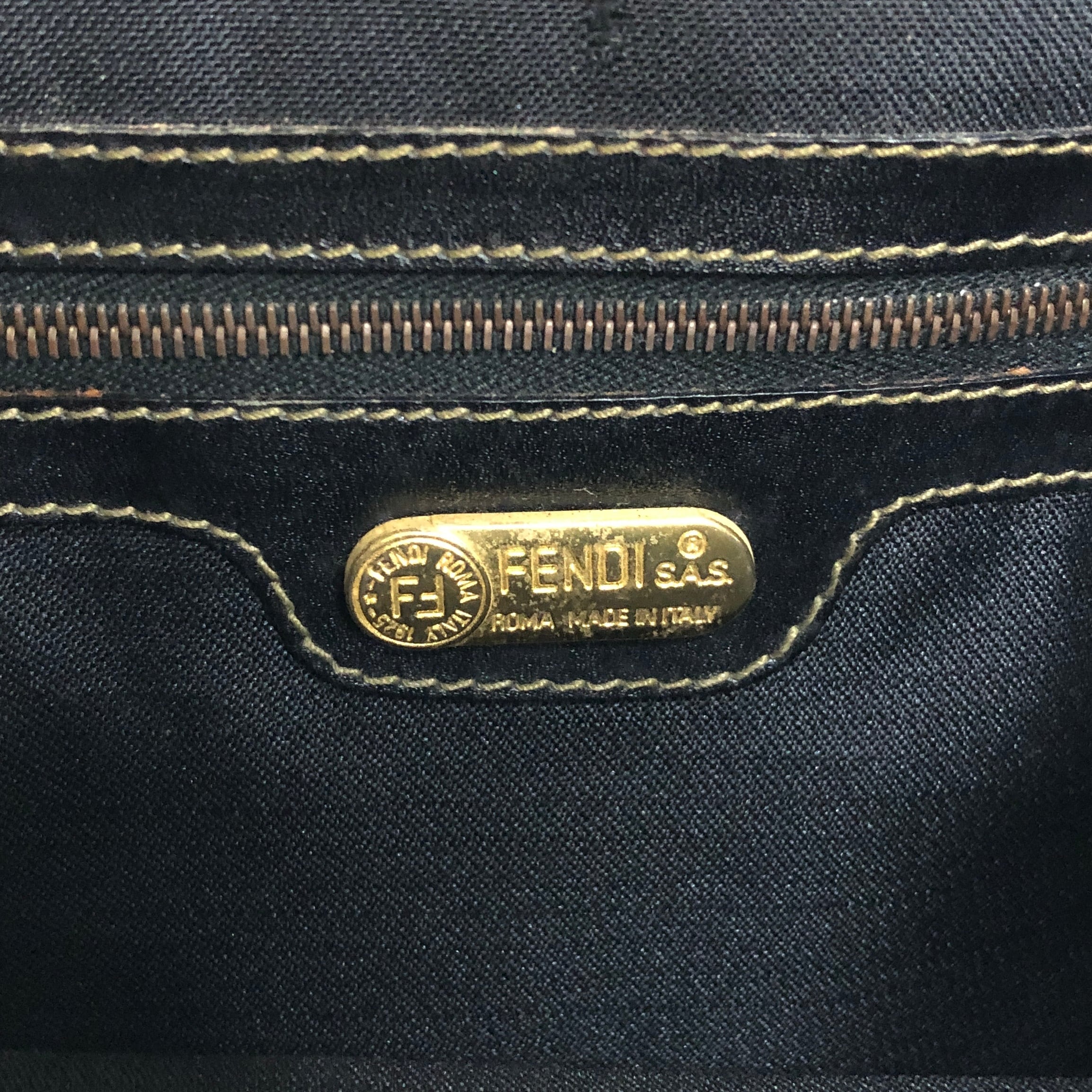 FENDI フェンディ ペカン バックパック ブラウン ブラック PVC FENDI フェンディ ペカン バックパック ブラウン ブラック PVC